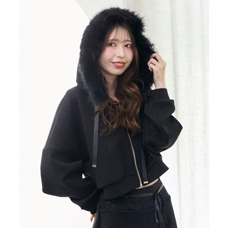 2wayフェイクファーラメパーカー | MAJESTIC LEGON  | 詳細画像36 