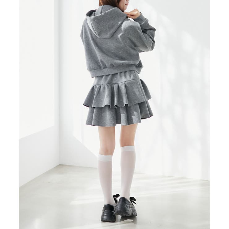 ドロストリボンラインストーンパーカー | MAJESTIC LEGON  | 詳細画像13 