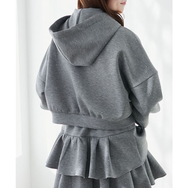 ドロストリボンラインストーンパーカー | MAJESTIC LEGON  | 詳細画像16 