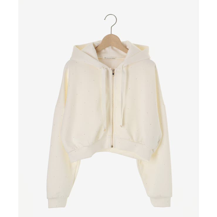 ドロストリボンラインストーンパーカー | MAJESTIC LEGON  | 詳細画像20 