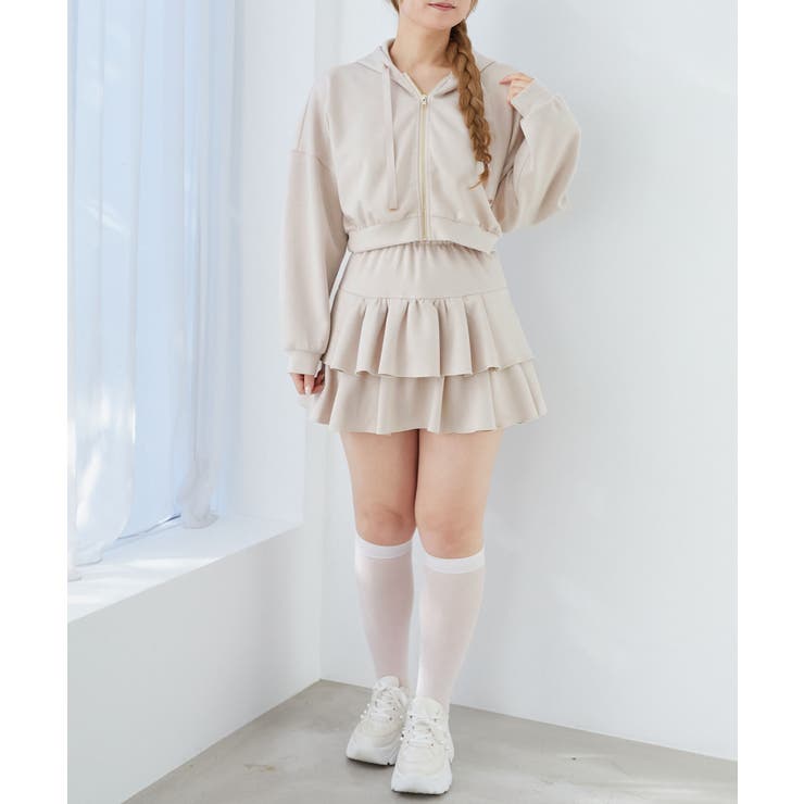 ドロストリボンラインストーンパーカー | MAJESTIC LEGON  | 詳細画像9 