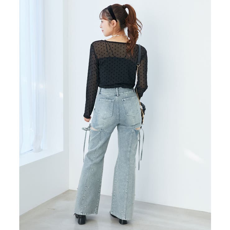 ドットチュールシアートップス | MAJESTIC LEGON  | 詳細画像11 