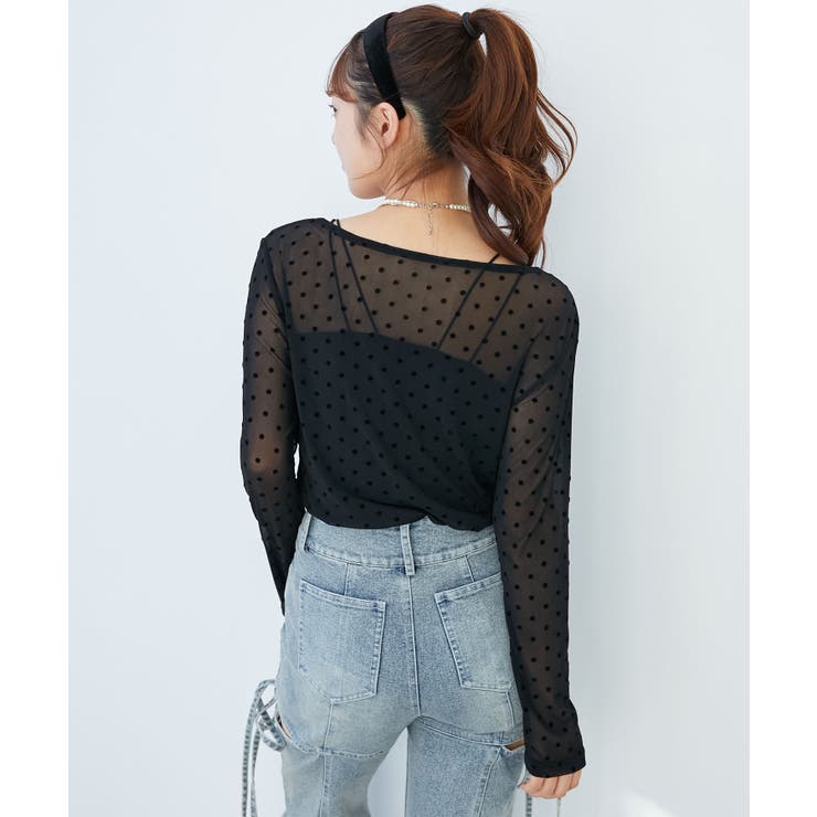 ドットチュールシアートップス | MAJESTIC LEGON  | 詳細画像14 