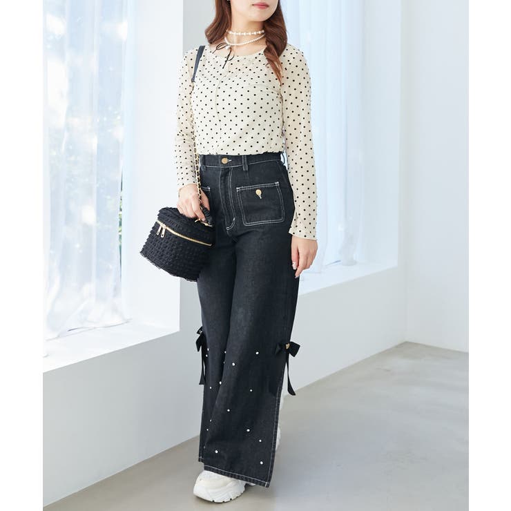 ドットチュールシアートップス | MAJESTIC LEGON  | 詳細画像2 