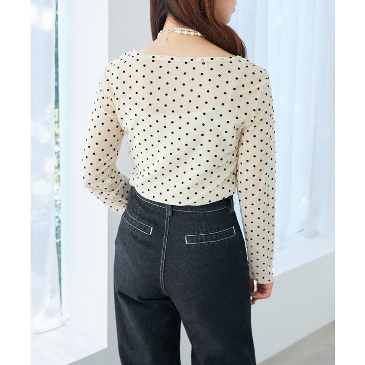 ドットチュールシアートップス | MAJESTIC LEGON  | 詳細画像7 