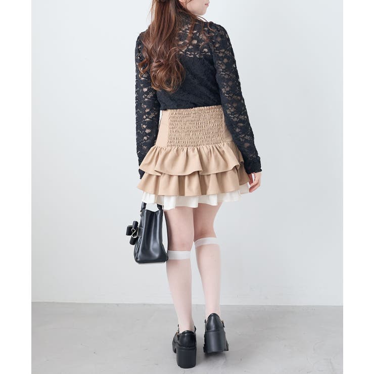 レースハイネックトップス | MAJESTIC LEGON  | 詳細画像11 