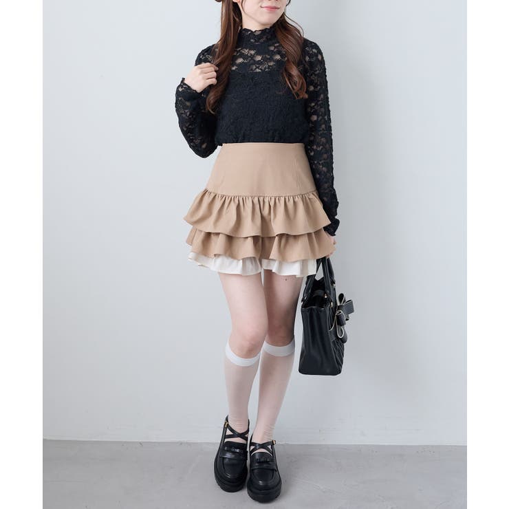 レースハイネックトップス | MAJESTIC LEGON  | 詳細画像9 