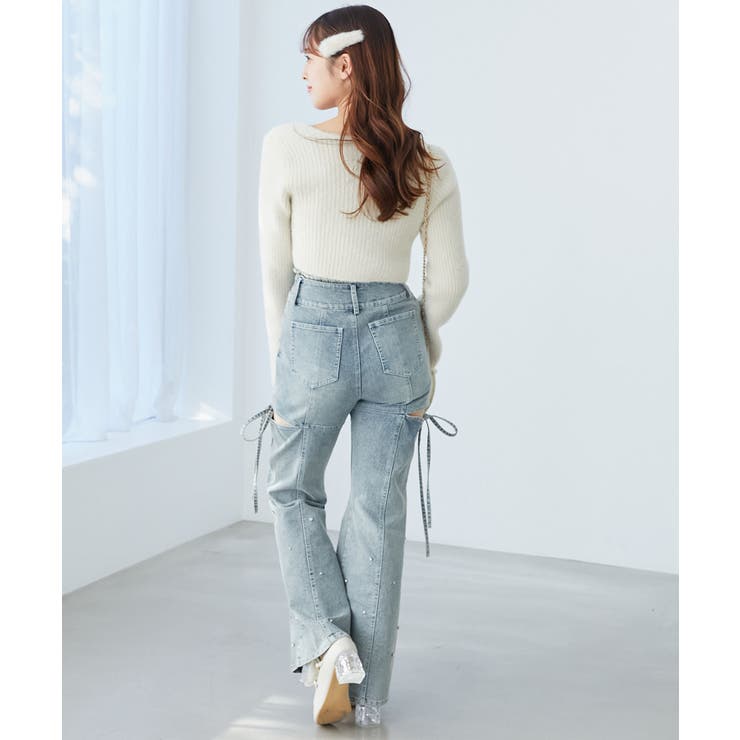 キャミ×シャギーショートカーデセット | MAJESTIC LEGON  | 詳細画像15 