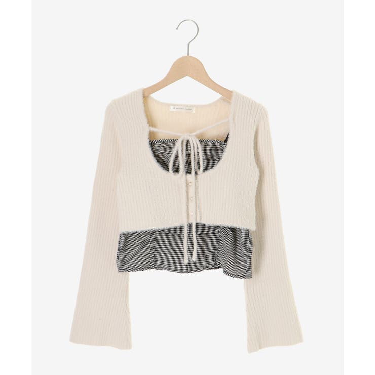 キャミ×シャギーショートカーデセット | MAJESTIC LEGON  | 詳細画像24 