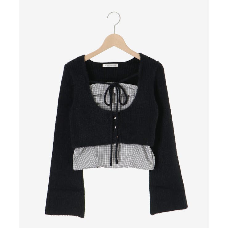 キャミ×シャギーショートカーデセット | MAJESTIC LEGON  | 詳細画像25 