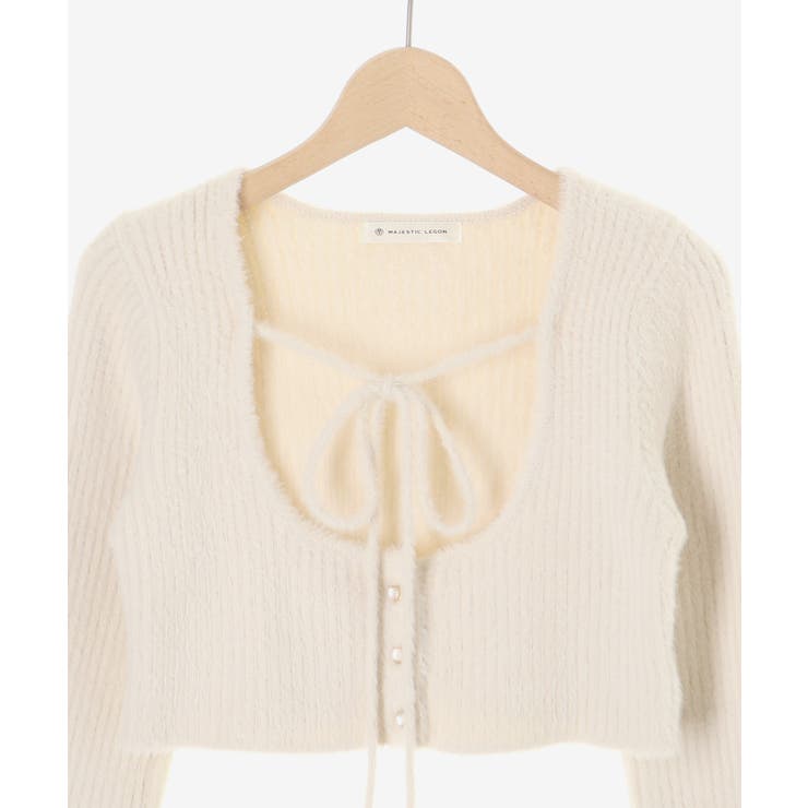 キャミ×シャギーショートカーデセット | MAJESTIC LEGON  | 詳細画像29 