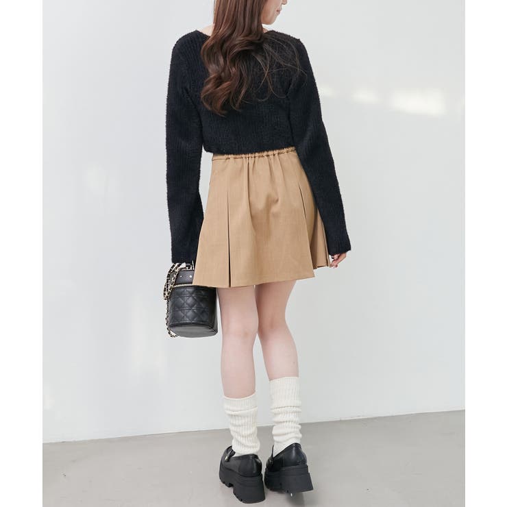 キャミ×シャギーショートカーデセット | MAJESTIC LEGON  | 詳細画像8 