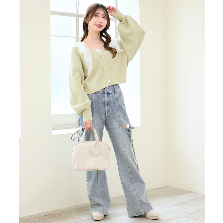 キラキラモチーフビジューボタンカーデ | MAJESTIC LEGON  | 詳細画像17 