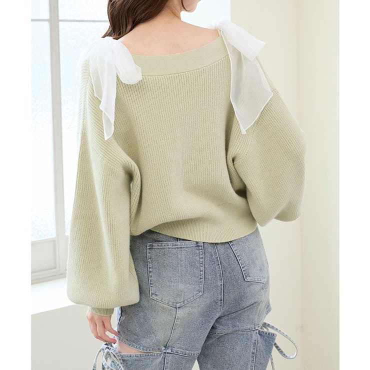 キラキラモチーフビジューボタンカーデ | MAJESTIC LEGON  | 詳細画像22 