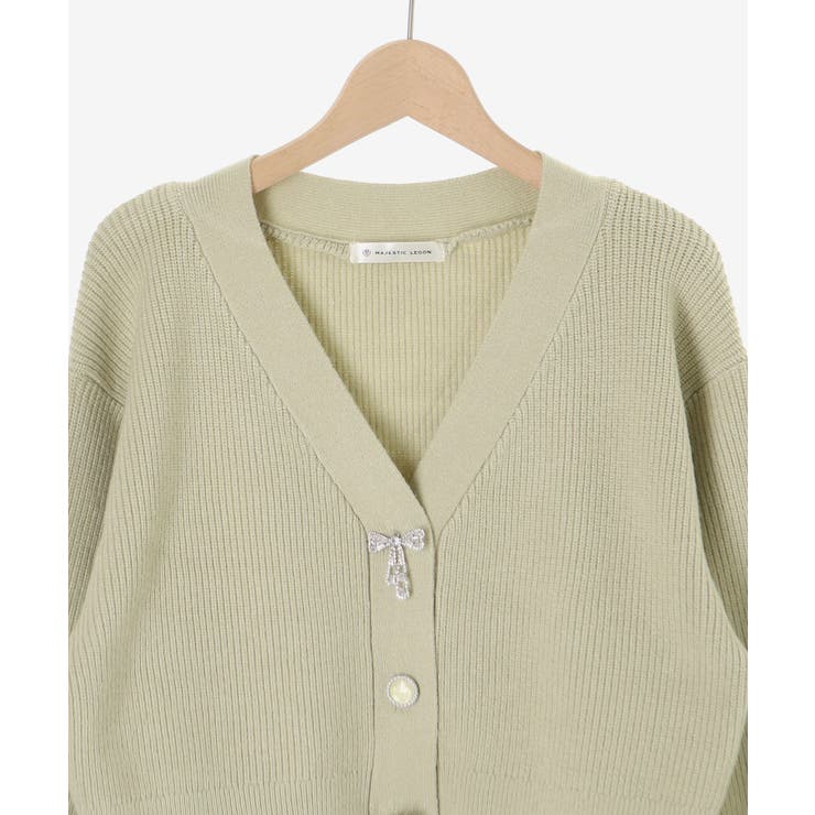 キラキラモチーフビジューボタンカーデ | MAJESTIC LEGON  | 詳細画像36 