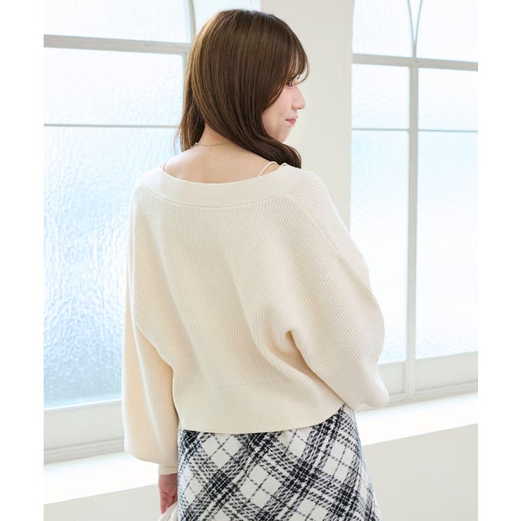 キラキラモチーフビジューボタンカーデ | MAJESTIC LEGON  | 詳細画像8 