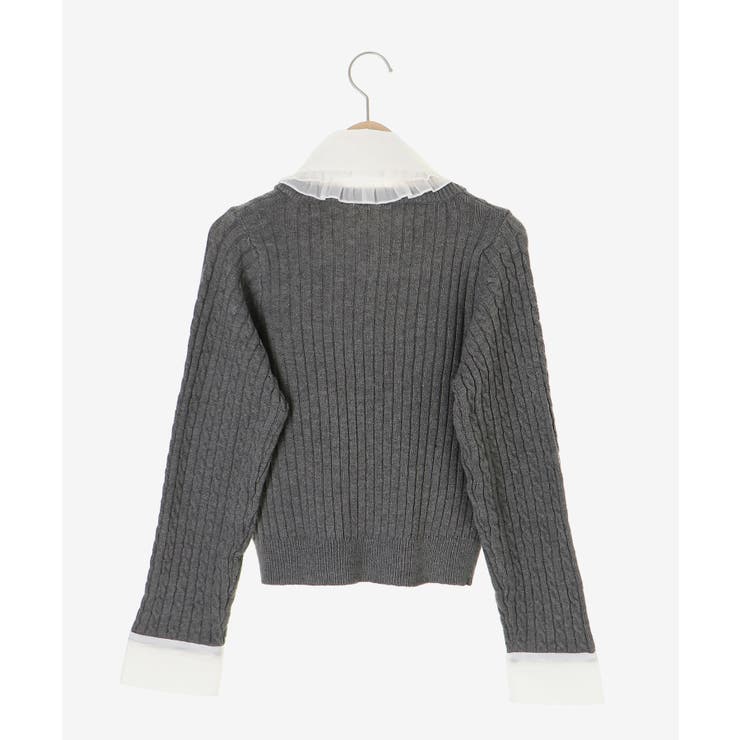 フリルトリムリボンタイセットニット | MAJESTIC LEGON  | 詳細画像40 