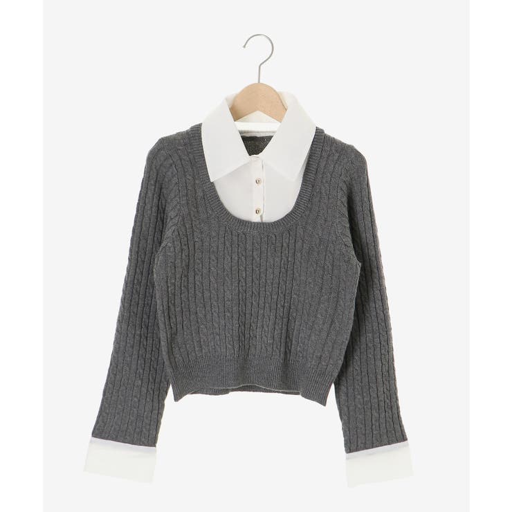 フリルトリムリボンタイセットニット | MAJESTIC LEGON  | 詳細画像43 