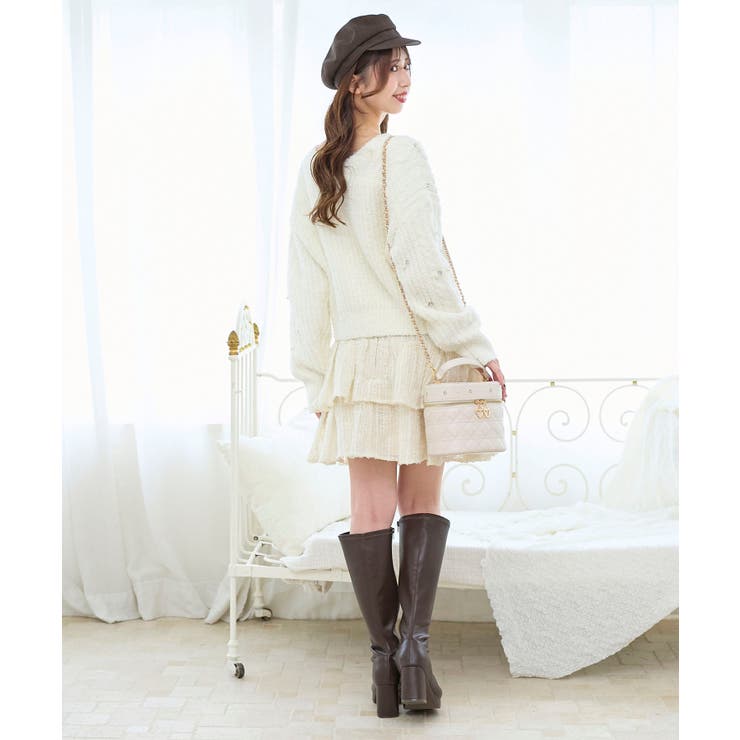 ビジューマシュマロカーディガン | MAJESTIC LEGON  | 詳細画像10 