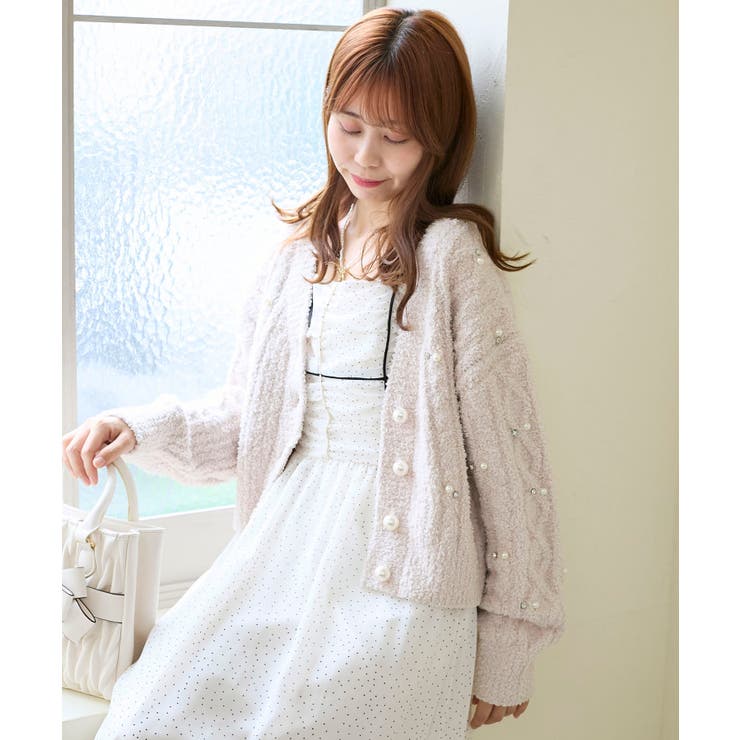 ビジューマシュマロカーディガン | MAJESTIC LEGON  | 詳細画像20 