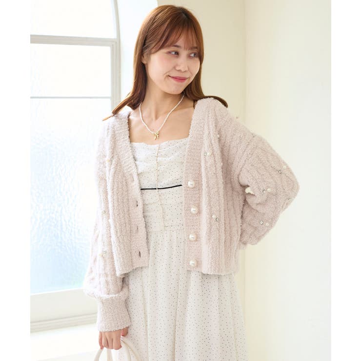 ビジューマシュマロカーディガン | MAJESTIC LEGON  | 詳細画像21 