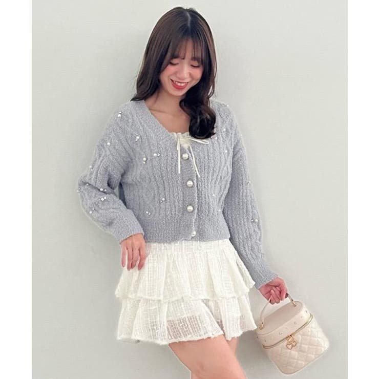 ビジューマシュマロカーディガン | MAJESTIC LEGON  | 詳細画像24 