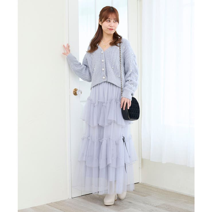 ビジューマシュマロカーディガン | MAJESTIC LEGON  | 詳細画像25 