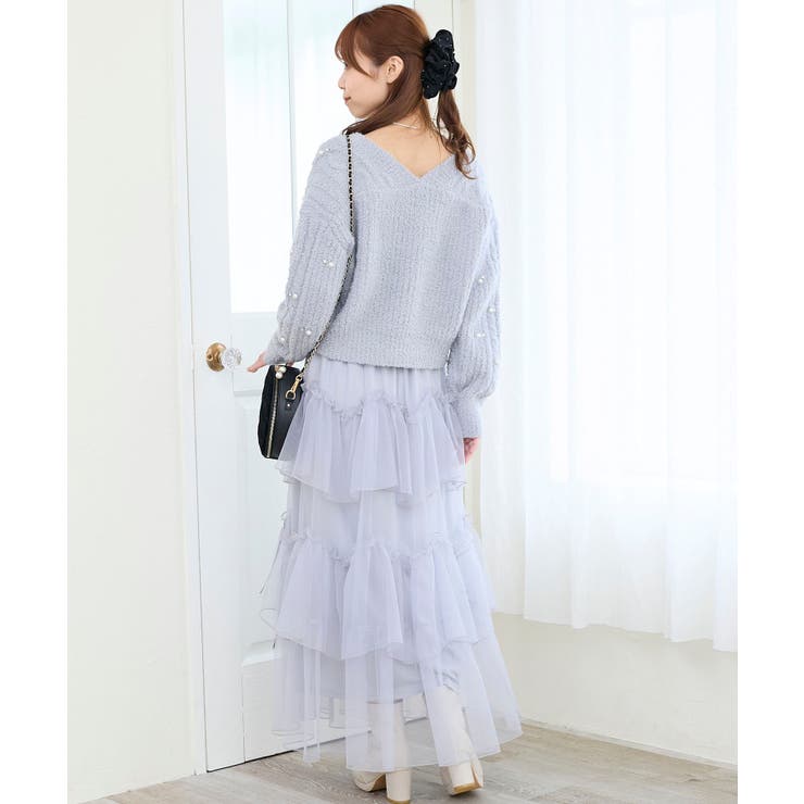 ビジューマシュマロカーディガン | MAJESTIC LEGON  | 詳細画像27 