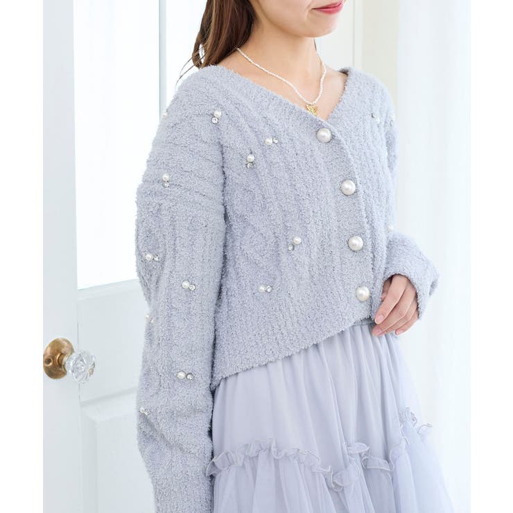 ビジューマシュマロカーディガン | MAJESTIC LEGON  | 詳細画像29 