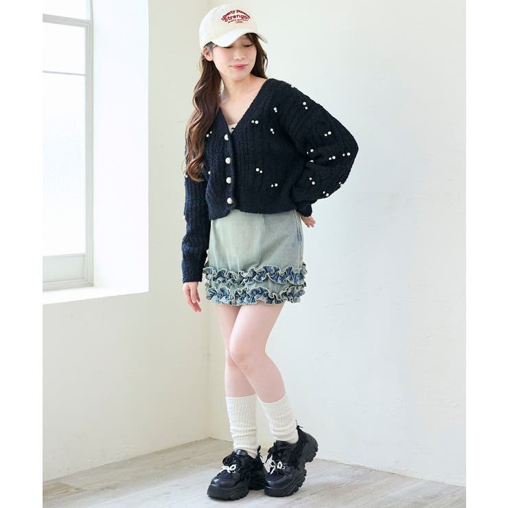 ビジューマシュマロカーディガン | MAJESTIC LEGON  | 詳細画像35 