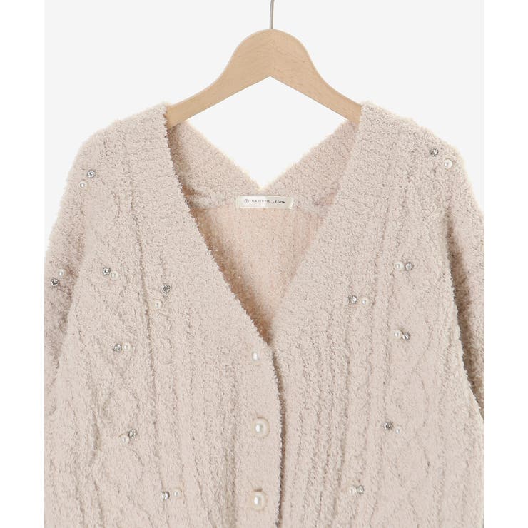 ビジューマシュマロカーディガン | MAJESTIC LEGON  | 詳細画像46 