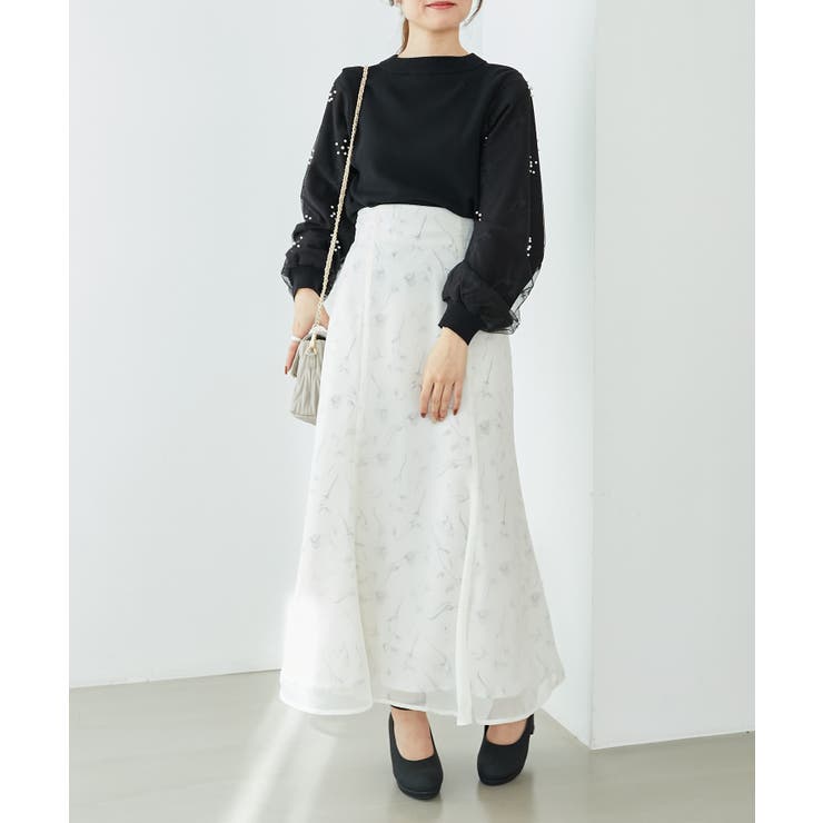 パールチュールスリーブニット | MAJESTIC LEGON  | 詳細画像47 