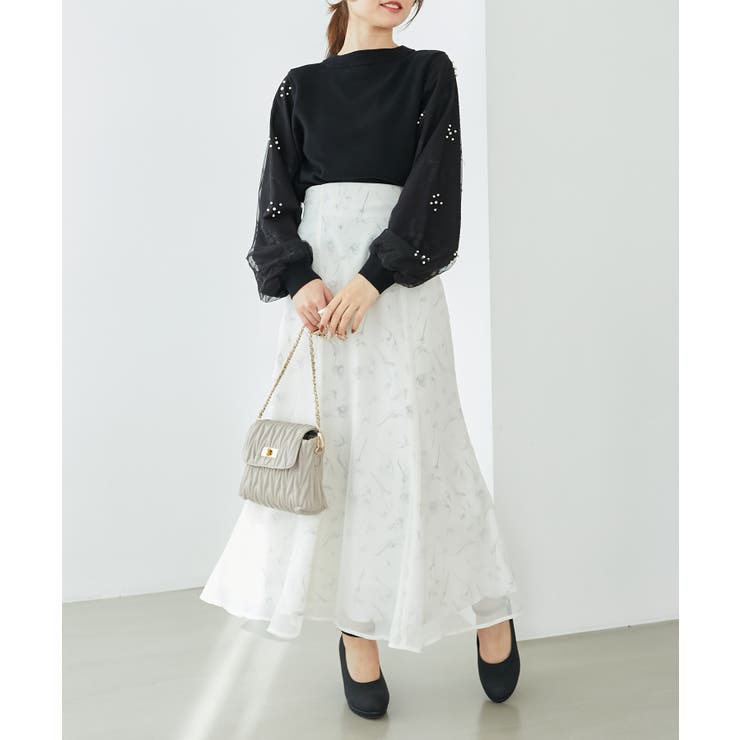 パールチュールスリーブニット | MAJESTIC LEGON  | 詳細画像48 