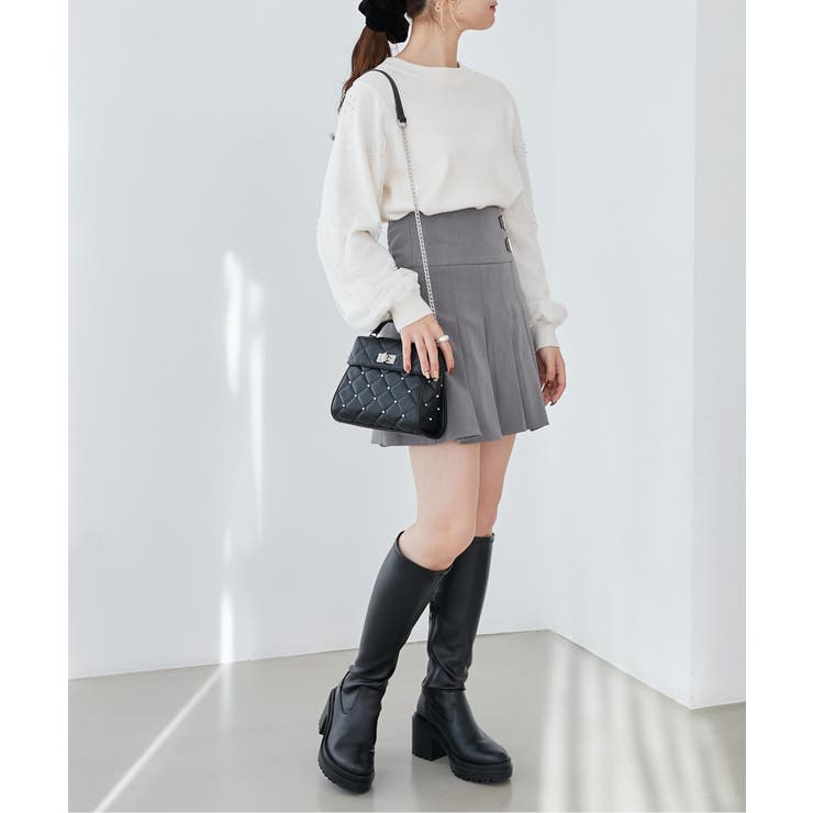 パールチュールスリーブニット | MAJESTIC LEGON  | 詳細画像6 