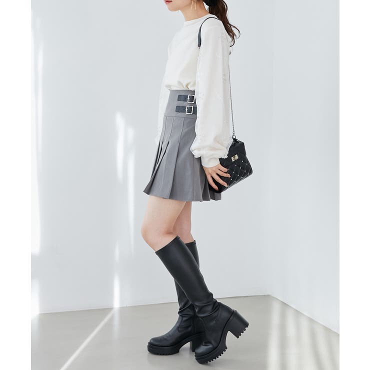 パールチュールスリーブニット | MAJESTIC LEGON  | 詳細画像7 