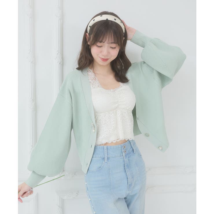 クローバーボタンUVカットカーデ | MAJESTIC LEGON  | 詳細画像28 