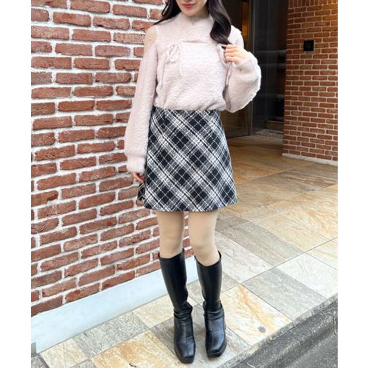 デコルテオープンシアーショルダーニット | MAJESTIC LEGON  | 詳細画像10 