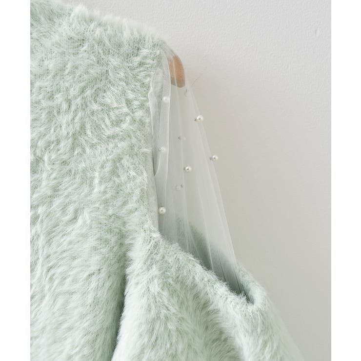 デコルテオープンシアーショルダーニット | MAJESTIC LEGON  | 詳細画像18 