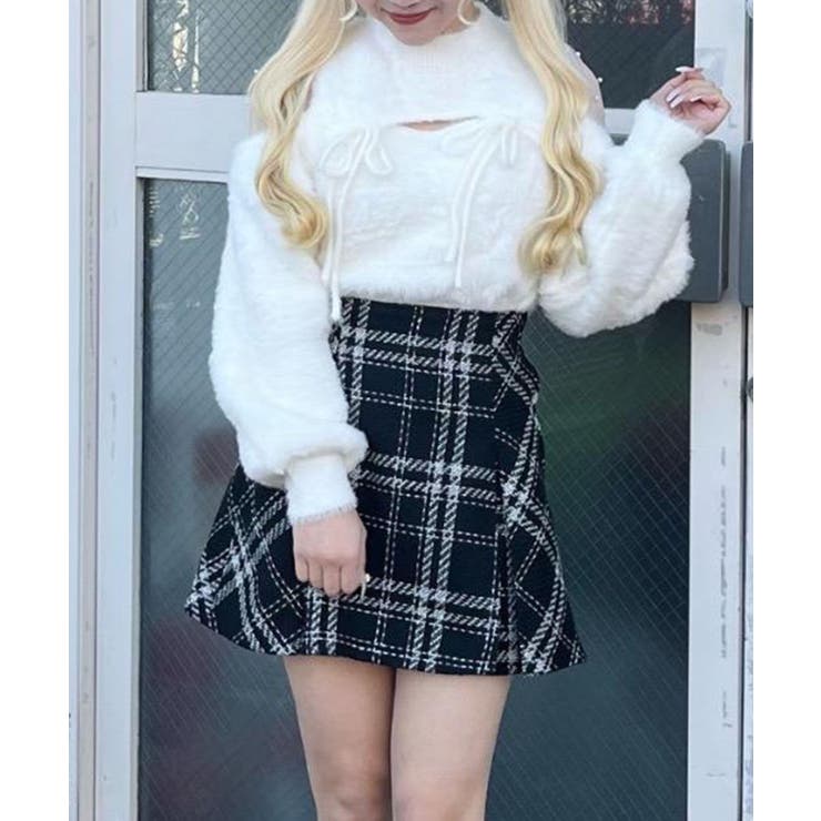 デコルテオープンシアーショルダーニット | MAJESTIC LEGON  | 詳細画像2 