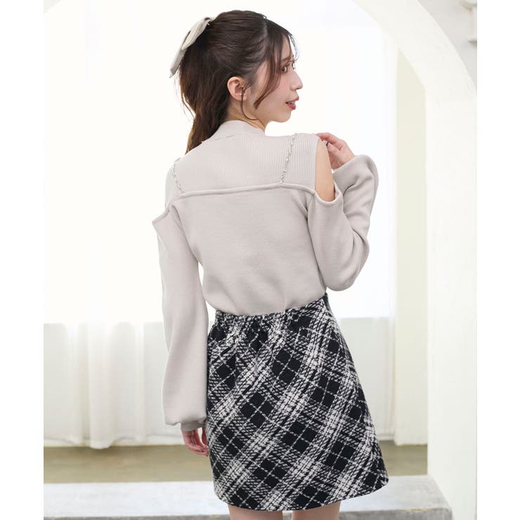 ビッグリボンチェーン付きニット | MAJESTIC LEGON  | 詳細画像19 