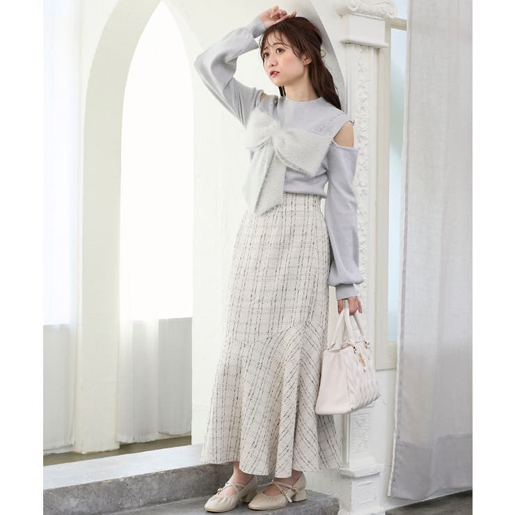 ビッグリボンチェーン付きニット | MAJESTIC LEGON  | 詳細画像29 