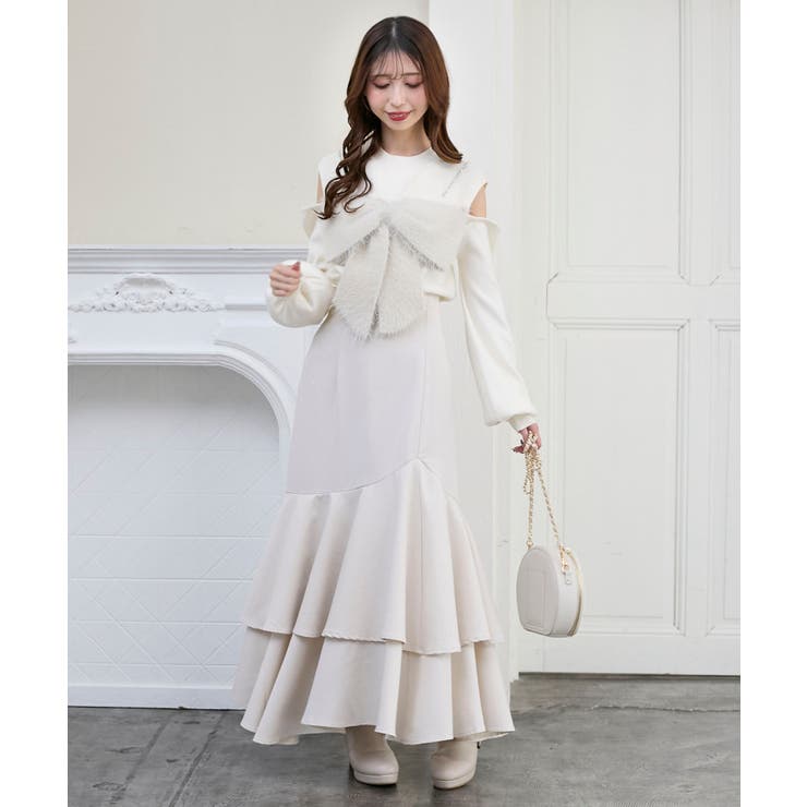 ビッグリボンチェーン付きニット | MAJESTIC LEGON  | 詳細画像5 