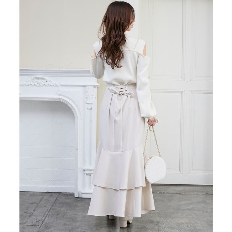 ビッグリボンチェーン付きニット | MAJESTIC LEGON  | 詳細画像7 