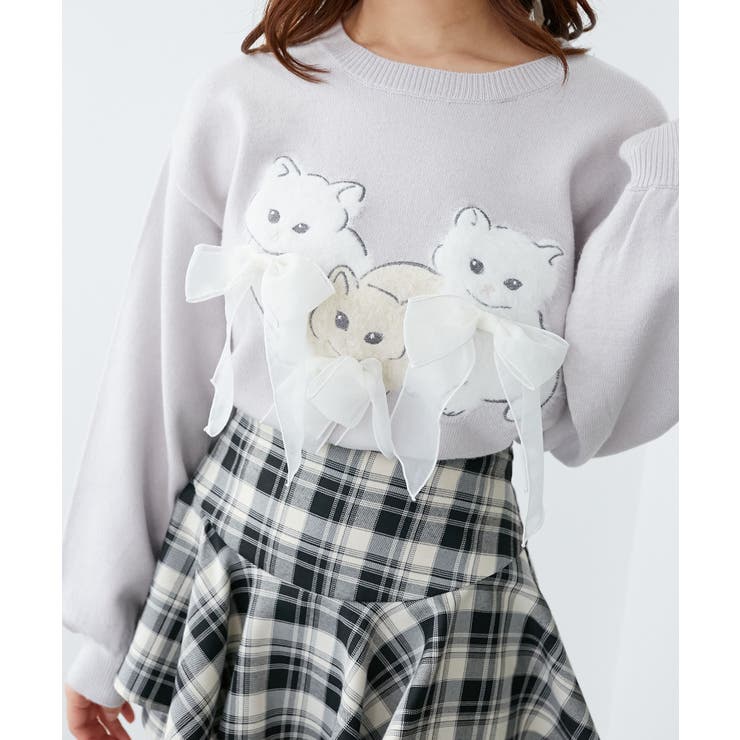 オメカシにゃんずリボンニット | MAJESTIC LEGON  | 詳細画像15 