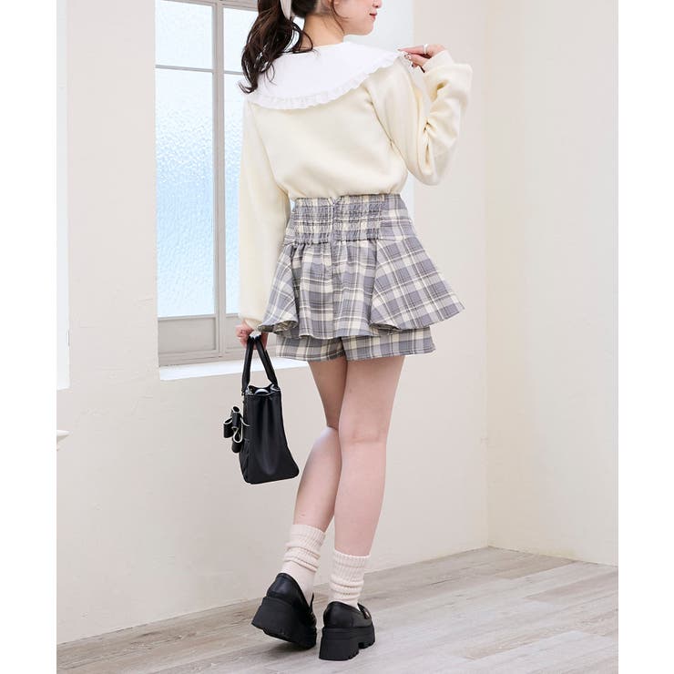 フリルカラーセットニットカーディガン | MAJESTIC LEGON  | 詳細画像18 