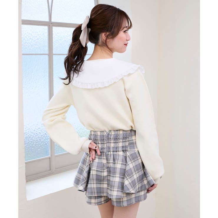 フリルカラーセットニットカーディガン | MAJESTIC LEGON  | 詳細画像21 