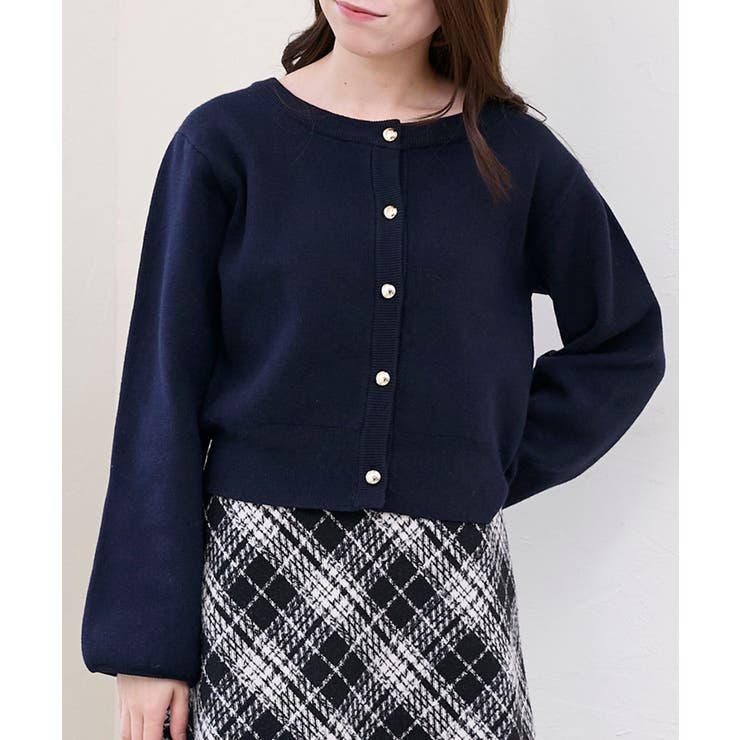 フリルカラーセットニットカーディガン | MAJESTIC LEGON  | 詳細画像30 