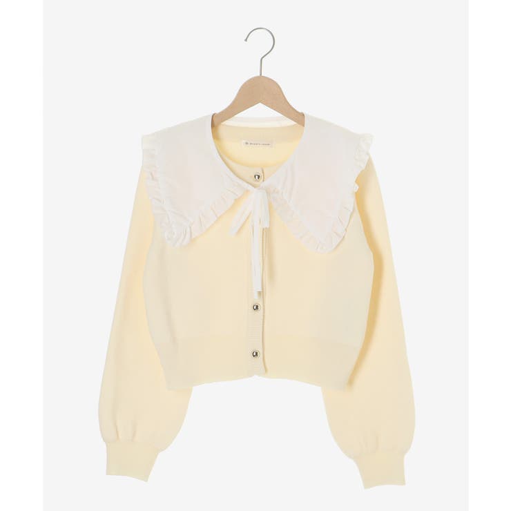 フリルカラーセットニットカーディガン | MAJESTIC LEGON  | 詳細画像32 