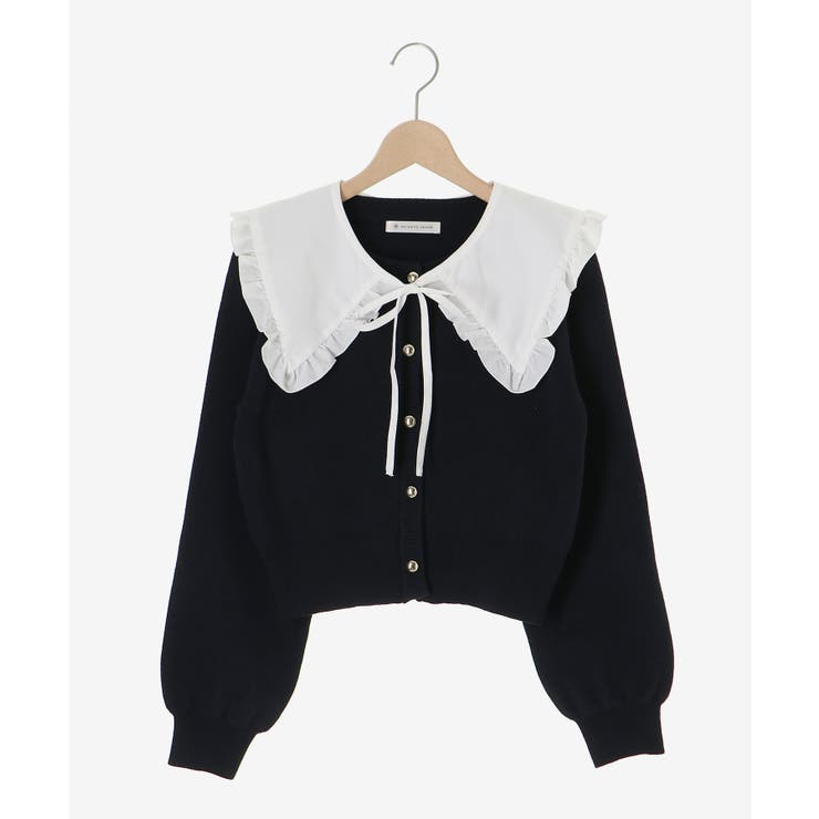 フリルカラーセットニットカーディガン | MAJESTIC LEGON  | 詳細画像33 