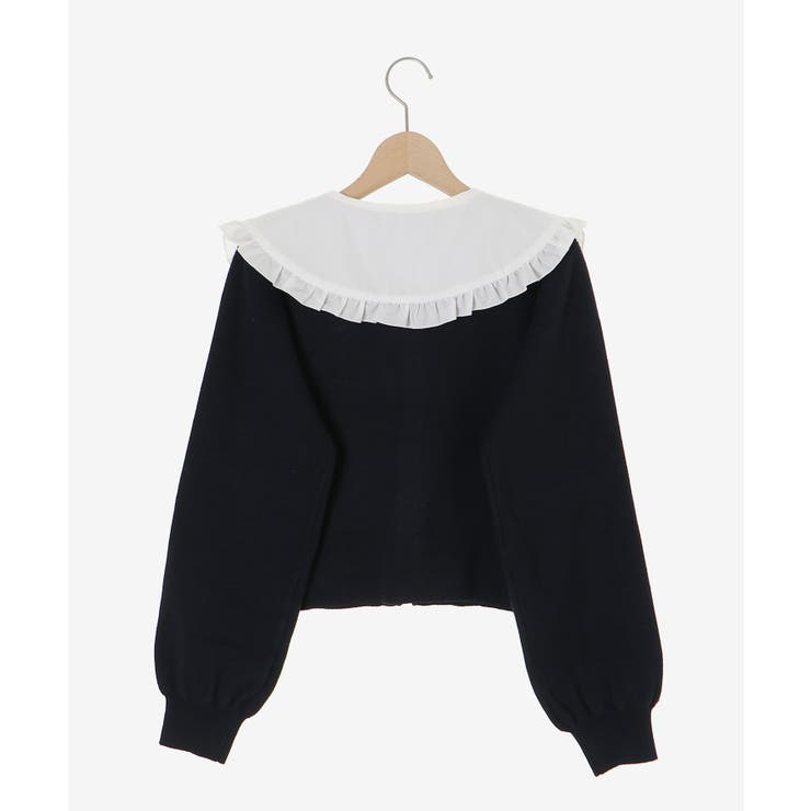 フリルカラーセットニットカーディガン | MAJESTIC LEGON  | 詳細画像35 